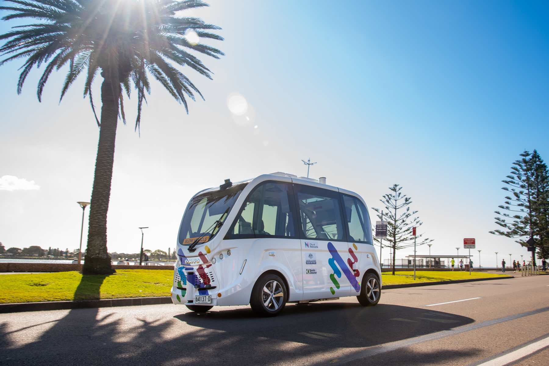 Keolis Downer driverless shuttle navya