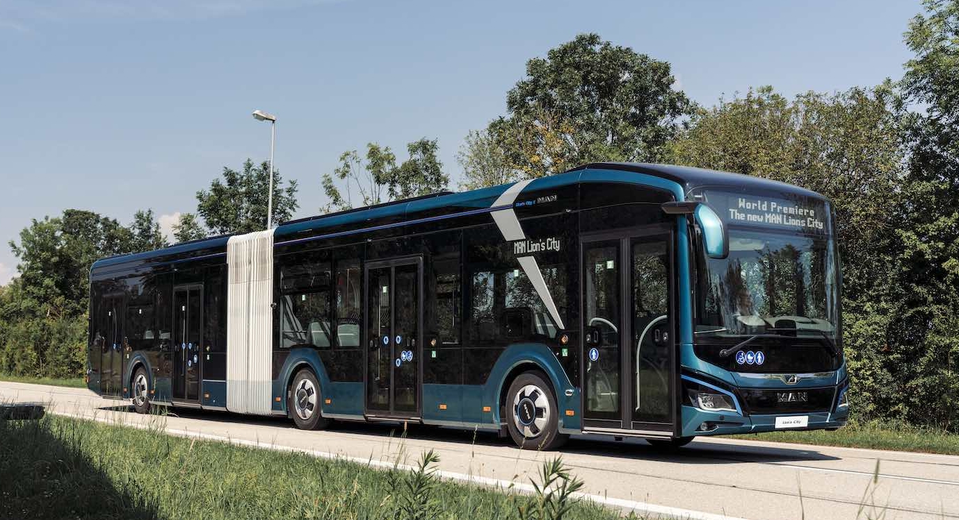man lion's city 18 e articulated electric bus