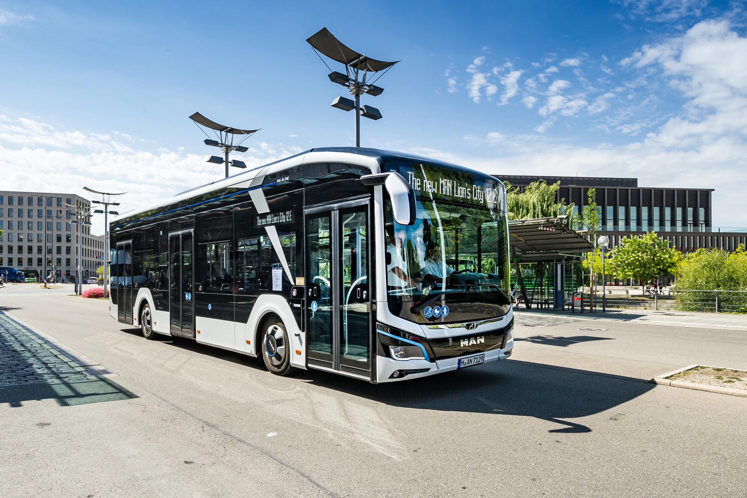 man electric bus sweden