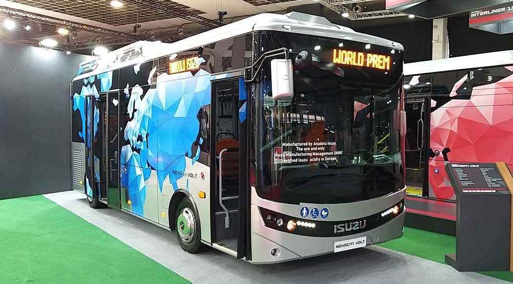 isuzu electric bus