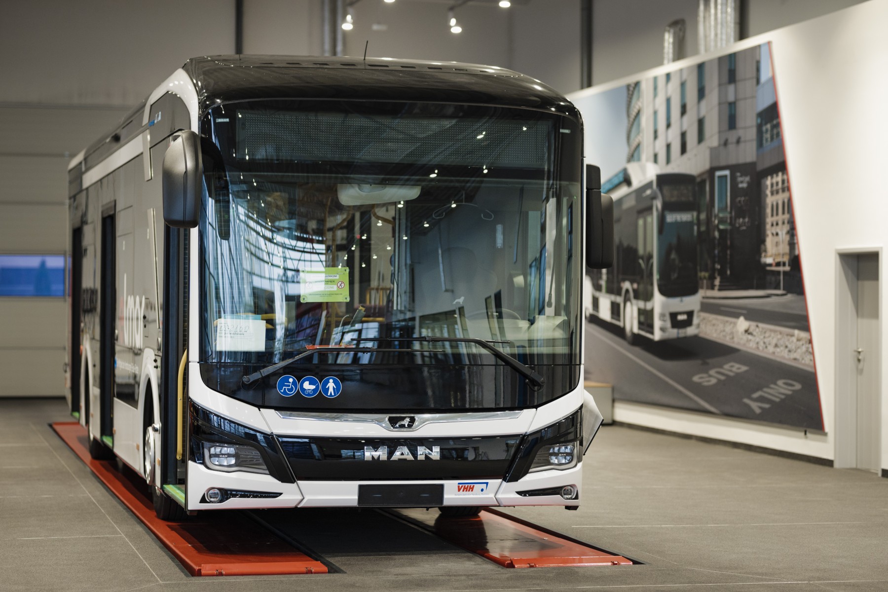 series production man electric bus