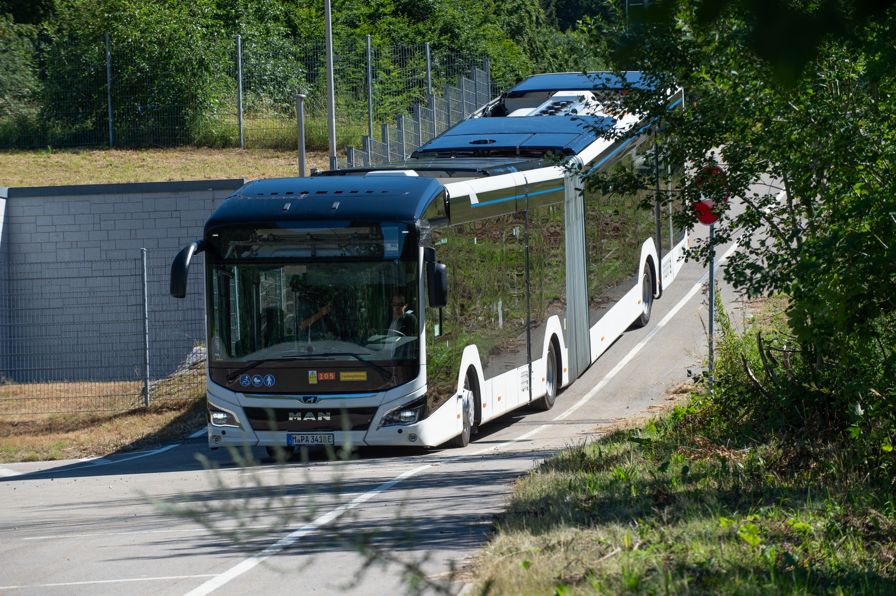 series production man electric bus