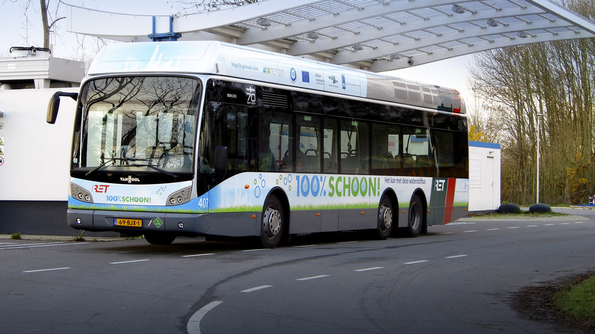 van hool hydrogen bus