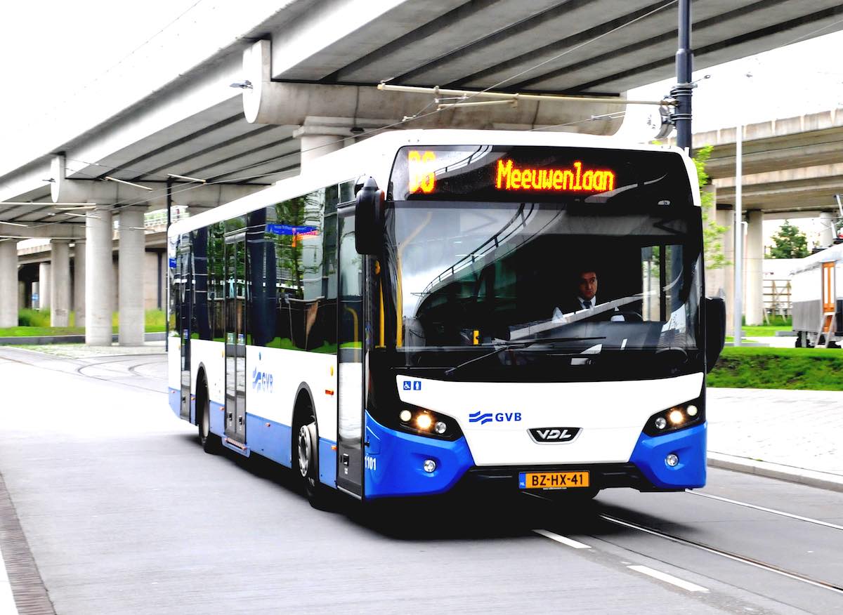 gvb amsterdam electric bus