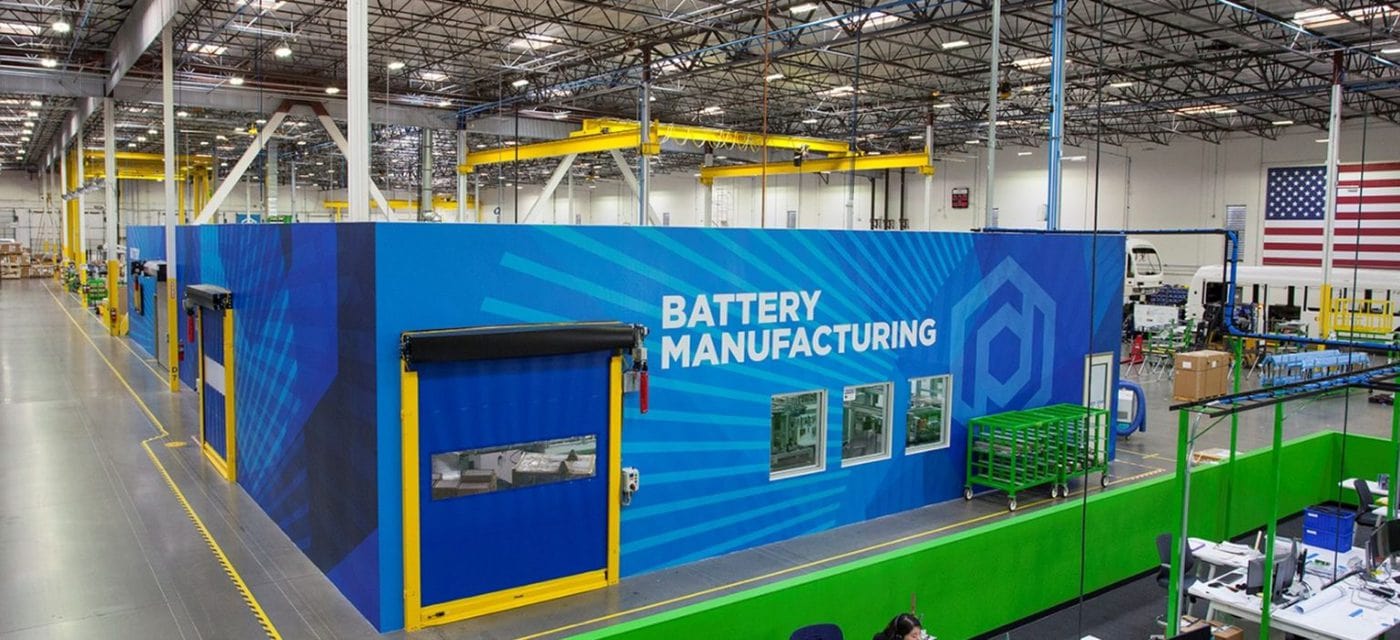 proterra batteries production