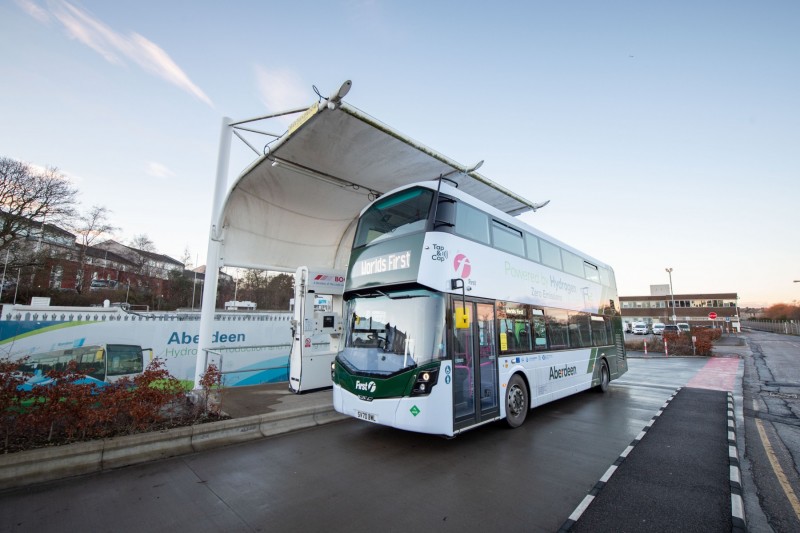 fuel cell double decker buses