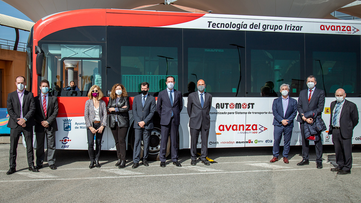 malaga autonomous bus irizar