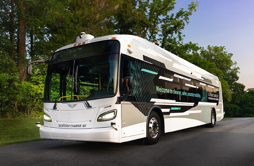 new flyer automated bus