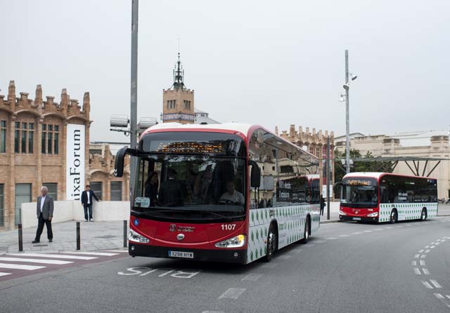 barcelona tender electric buses