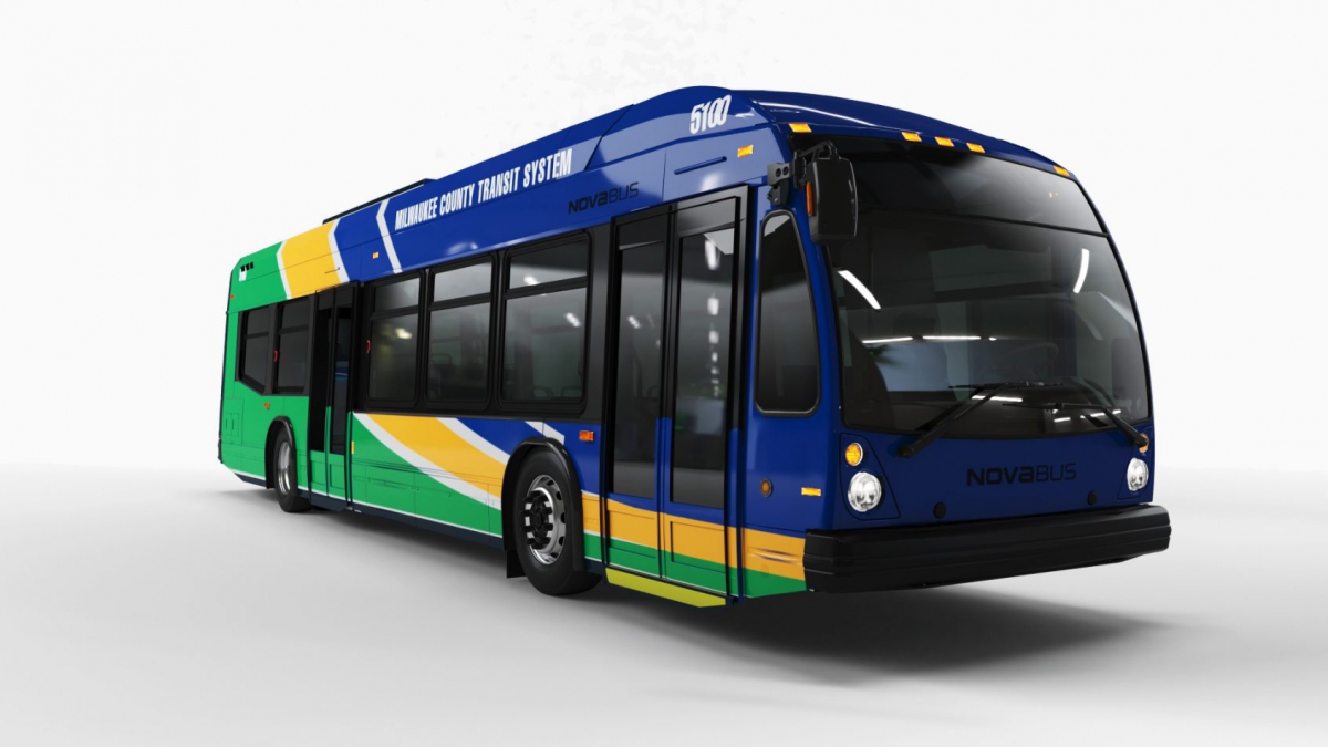 nova bus electric bus Milwaukee