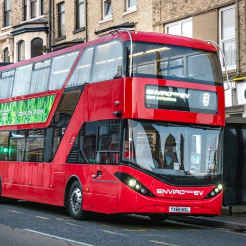 Five electric double decker for First Bus. The operator ...