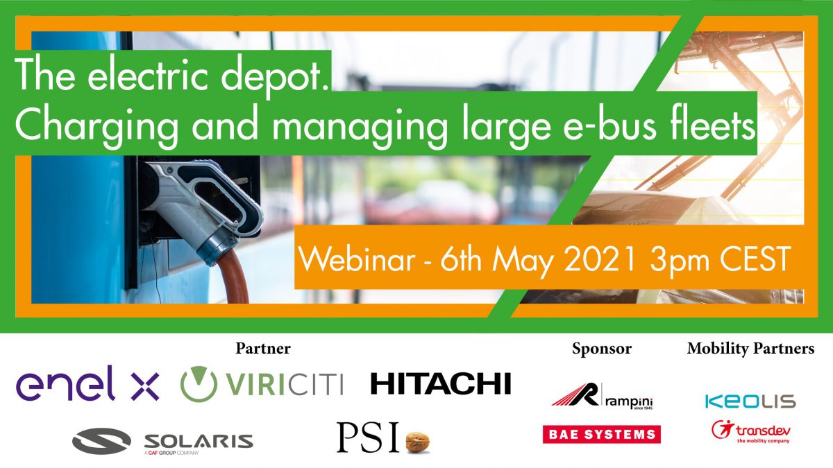 The Electric Depot Charging And Managing Large E Bus Fleets A Webinar On 6th May The Program Sustainable Bus