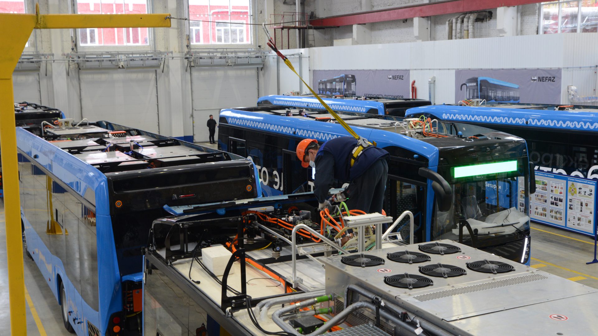kamaz plant electric bus moscow