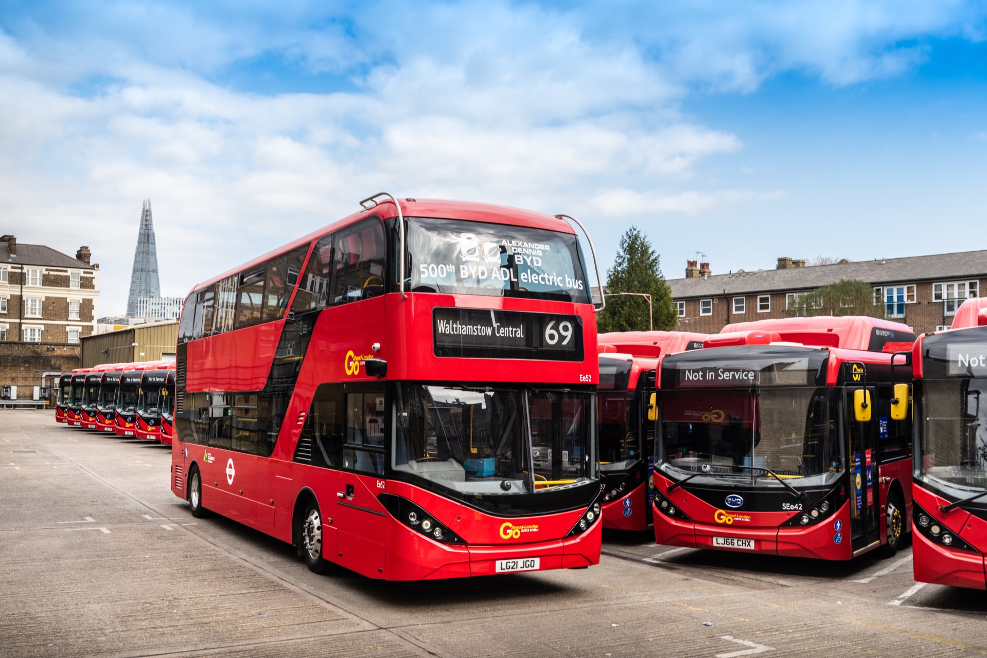 500 byd adl electric bus