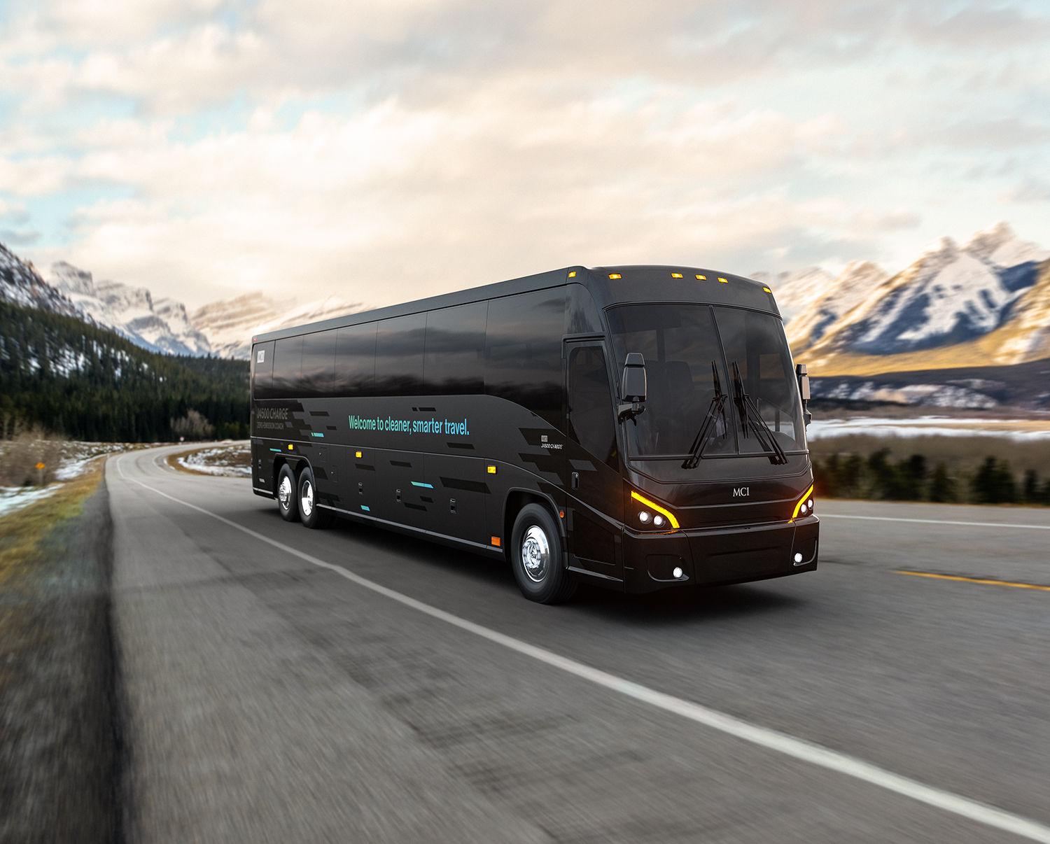 MCI J4500 CHARGE: a luxury electric coach ready for North America -  Sustainable Bus