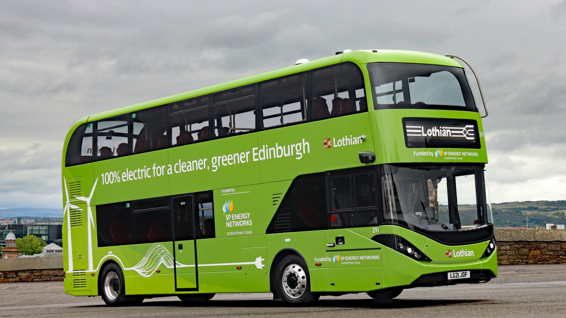 electric buses lothian edinburgh