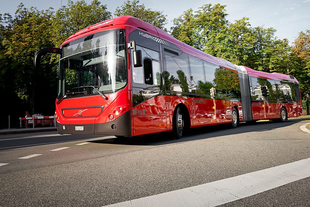 36 Volvo full hybrid buses headed to Bern Switzerland