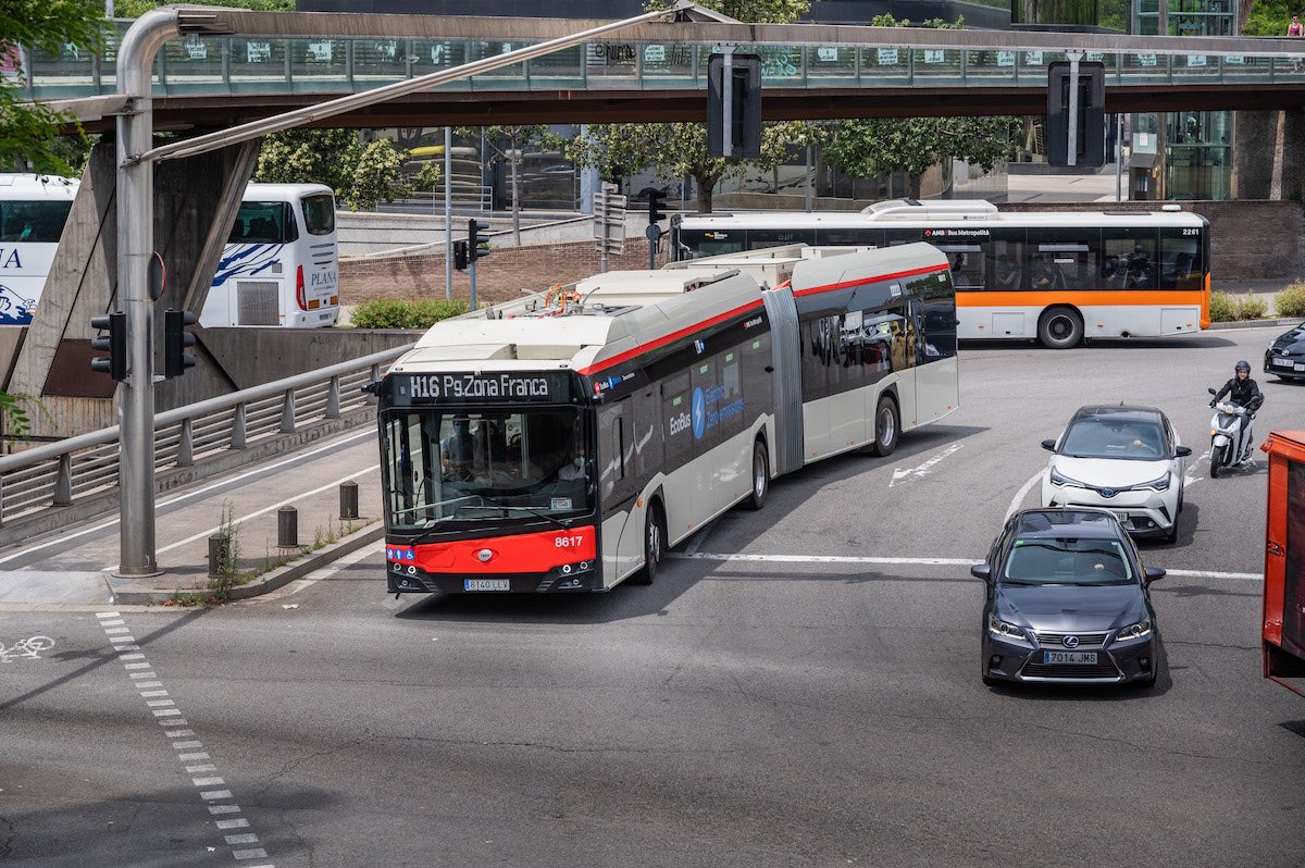 bus electricos barcelona