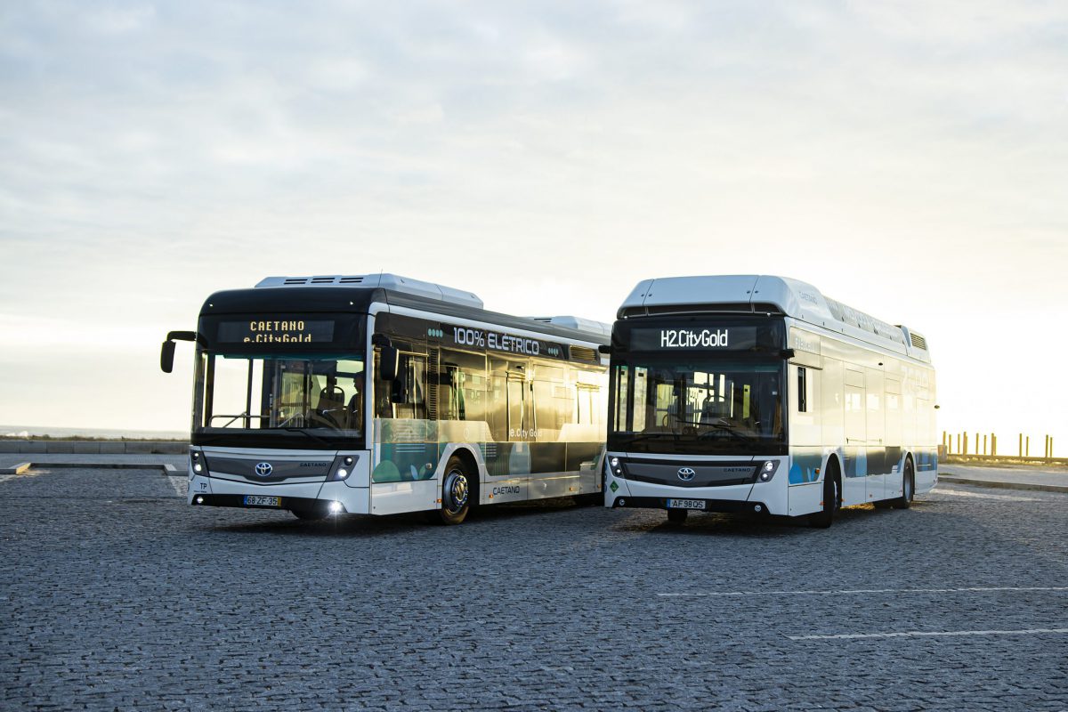 Toyota brand debuts on European ebus market. CaetanoBus vehicles to be