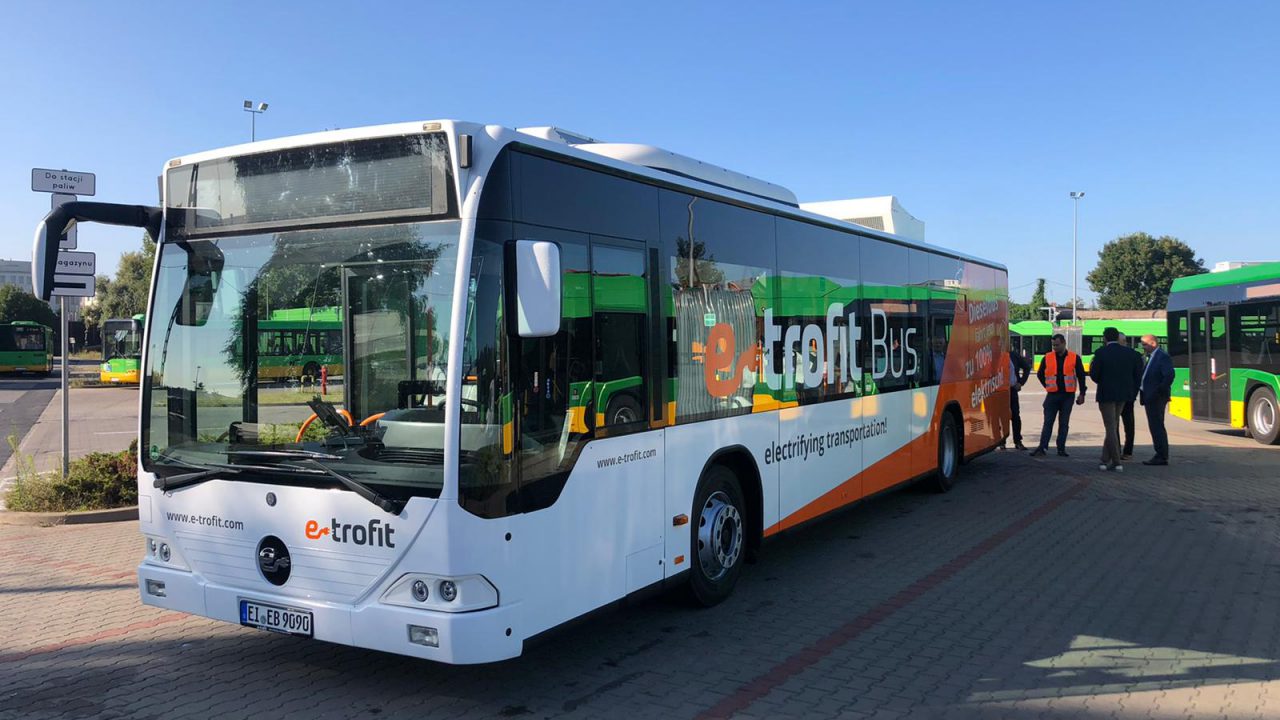 Pepper Motion converted bus on a roadshow in Poland - Sustainable Bus