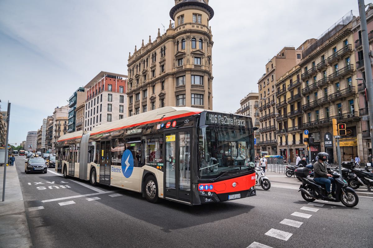 barcelona electric buses