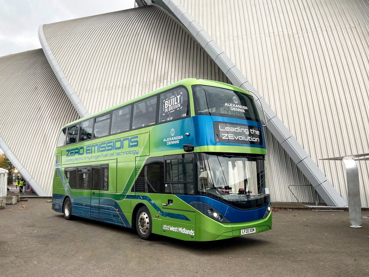 ADL to showcase an electric doubledecker bus at COP26 in Glasgow