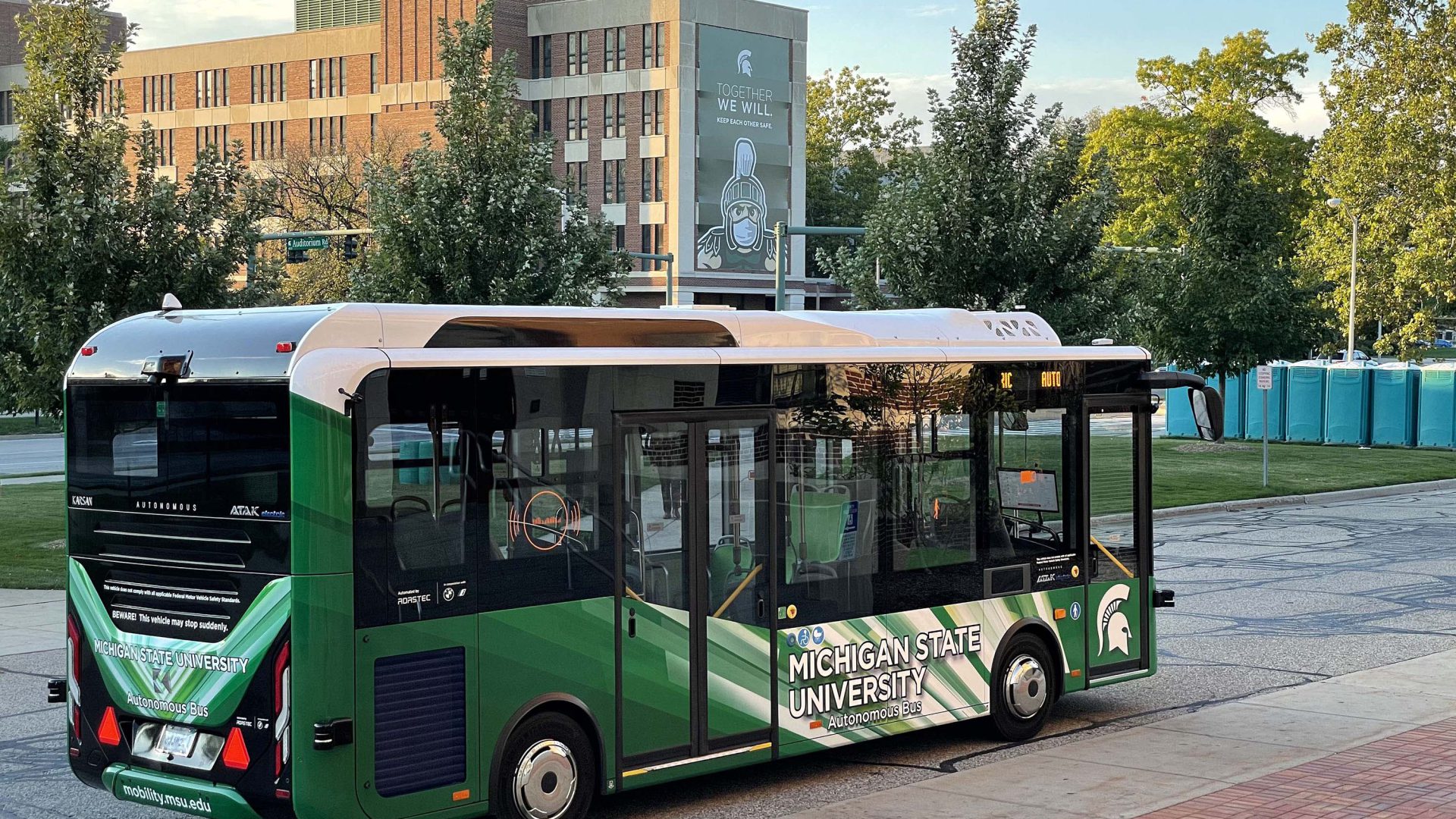 karsan autonomous bus michigan university