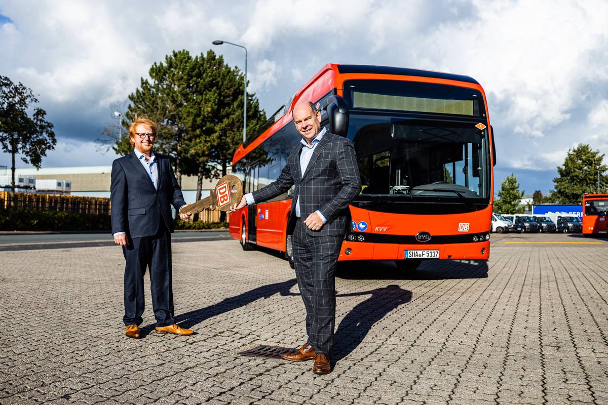 byd electric bus deutsche bahn