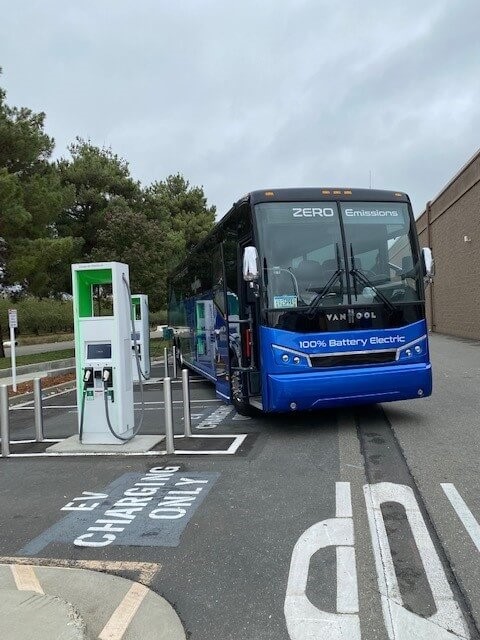 Van Hool electric motor coach