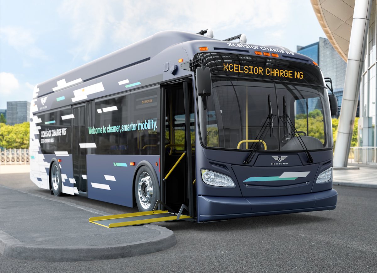 New York's MTA turns to New Flyer with an order for 60 ebuses