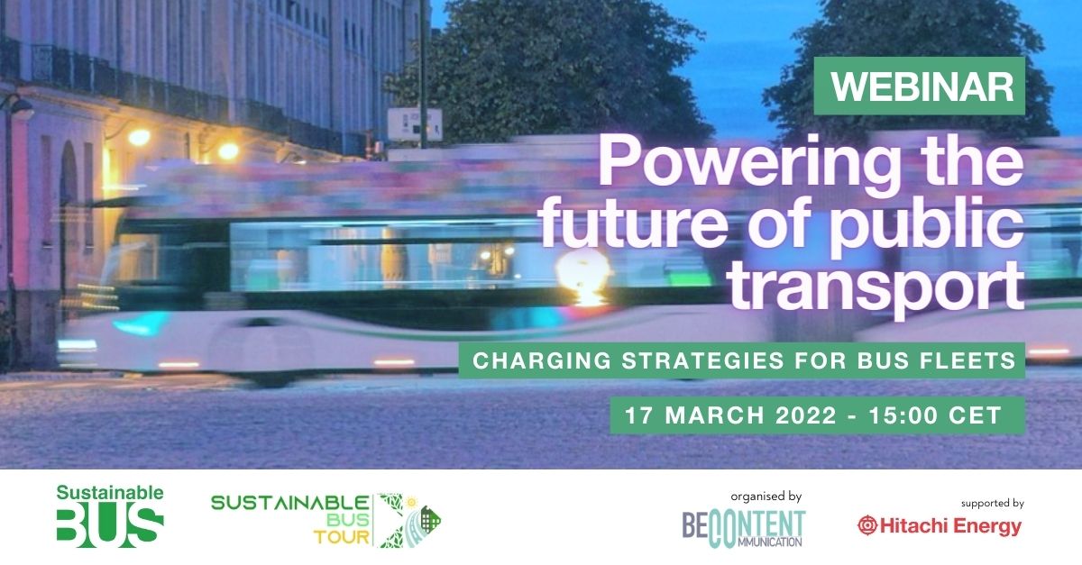 WEBINAR | Powering the future of public transport - Sustainable Bus