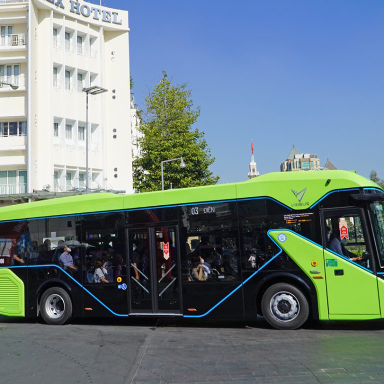 Vietnam, first e-bus service launched in the city of Ho Chi Minh City