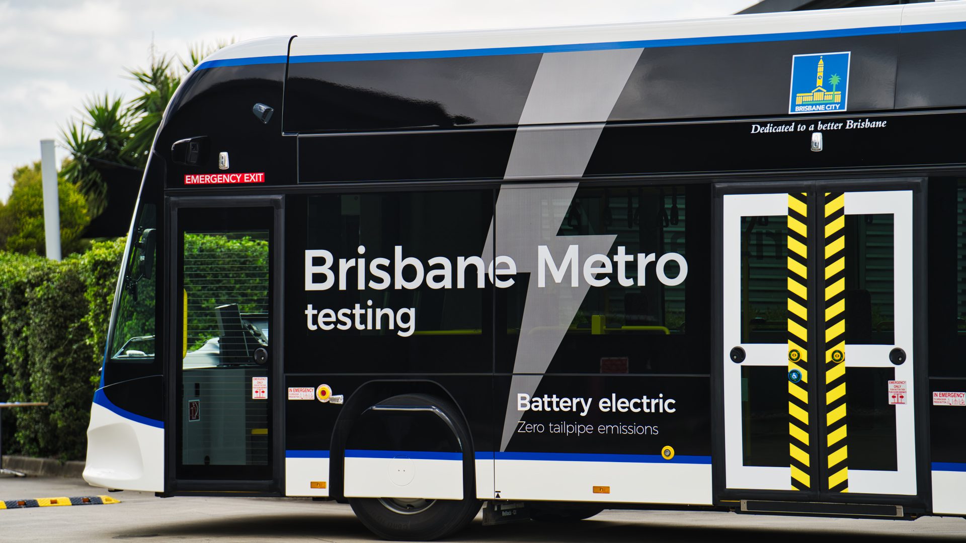 Brisbane metro pilot bus