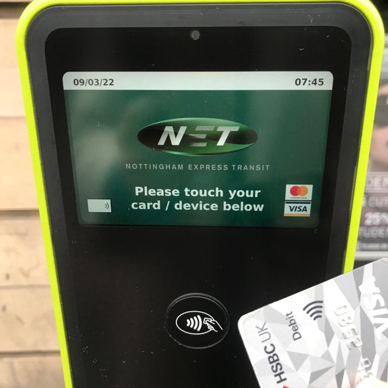 contactless ticketing nottingham