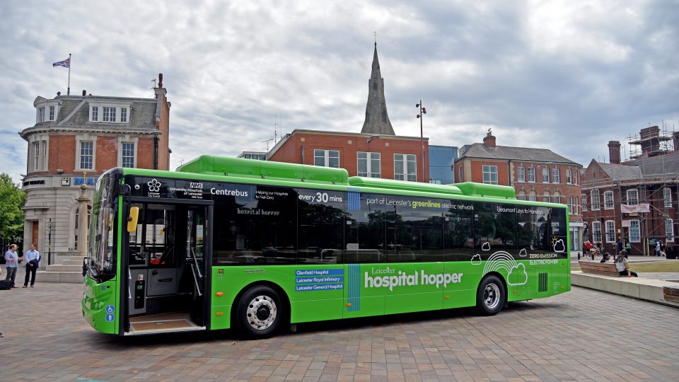 Pelican provides Yutong zero emission buses for Leicester Hospital