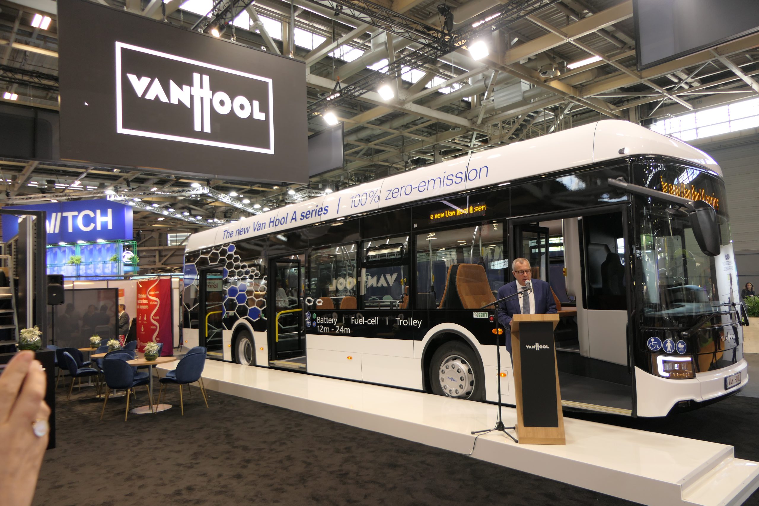 Van Hool new A range launched. Zero emissions powertrains only!