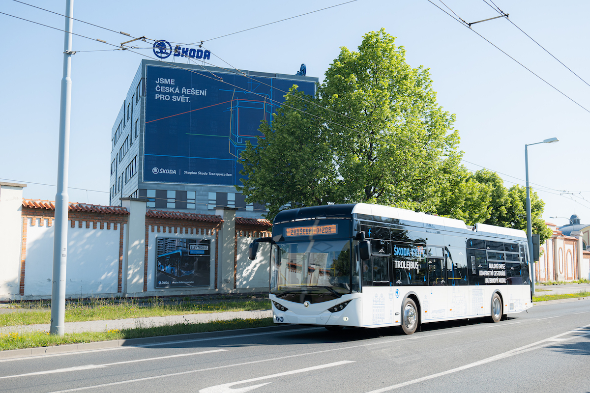 skoda trolleybus t'city