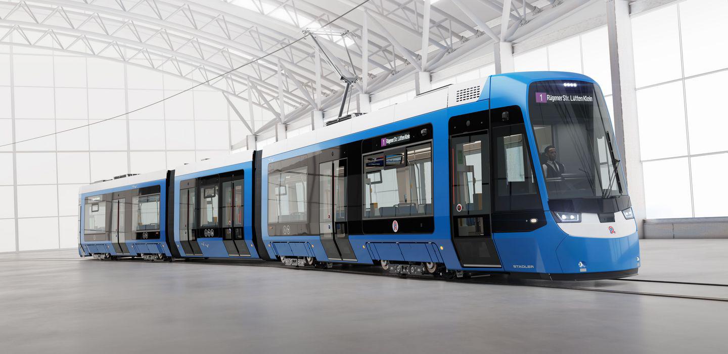 28 TINA trams headed to RSAG Rostock's fleet. By Stadler