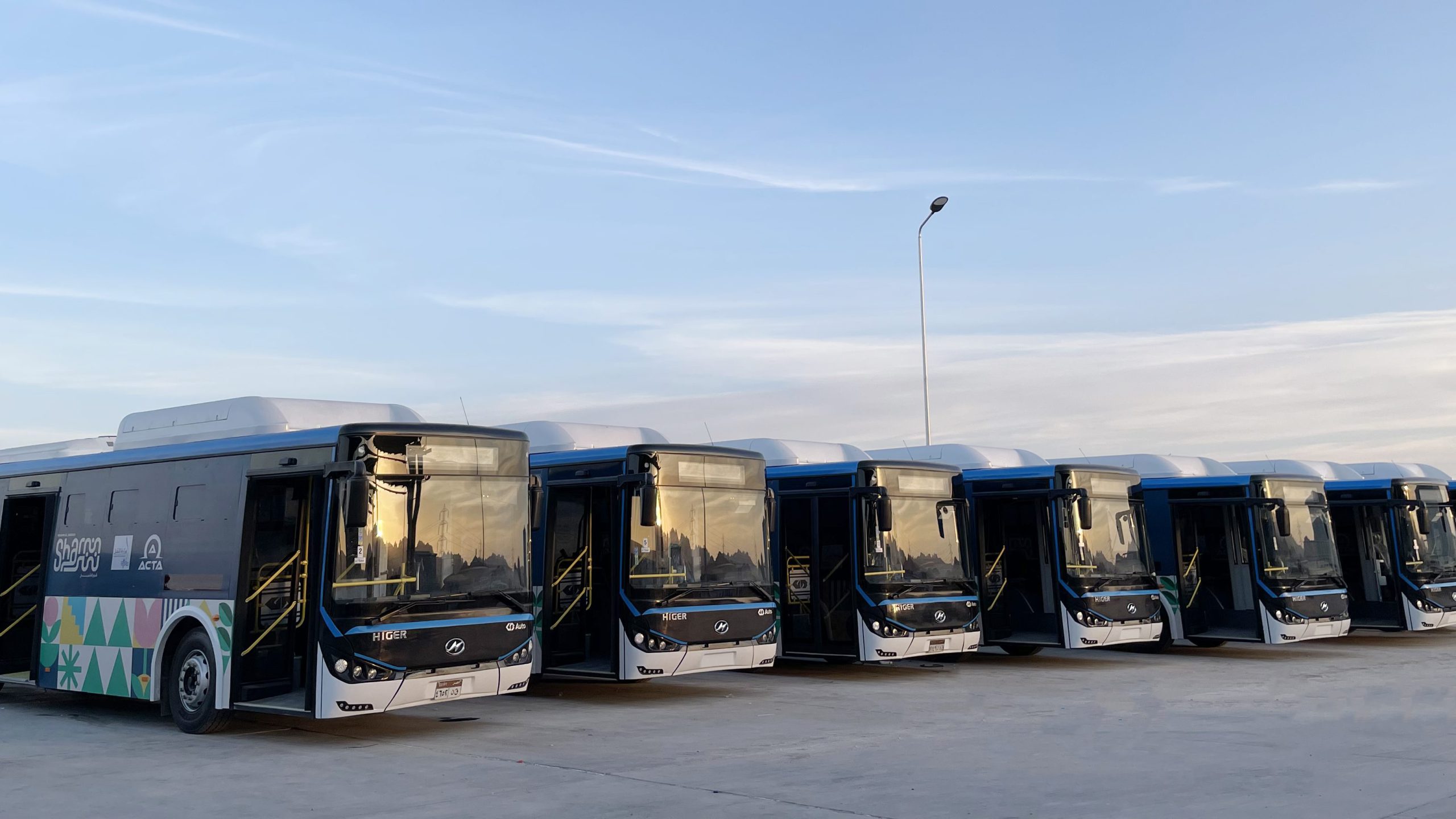 Higer Bus Company serves COP27 in Egypt with electric buses