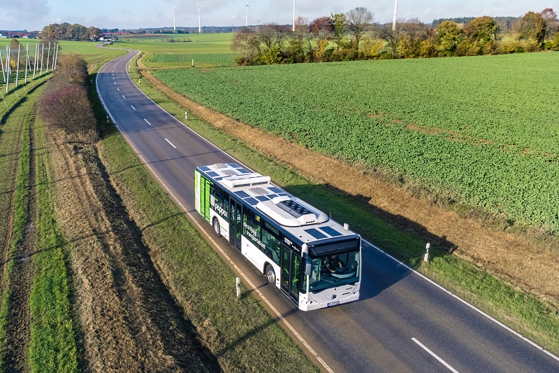 Solar on sale electric bus