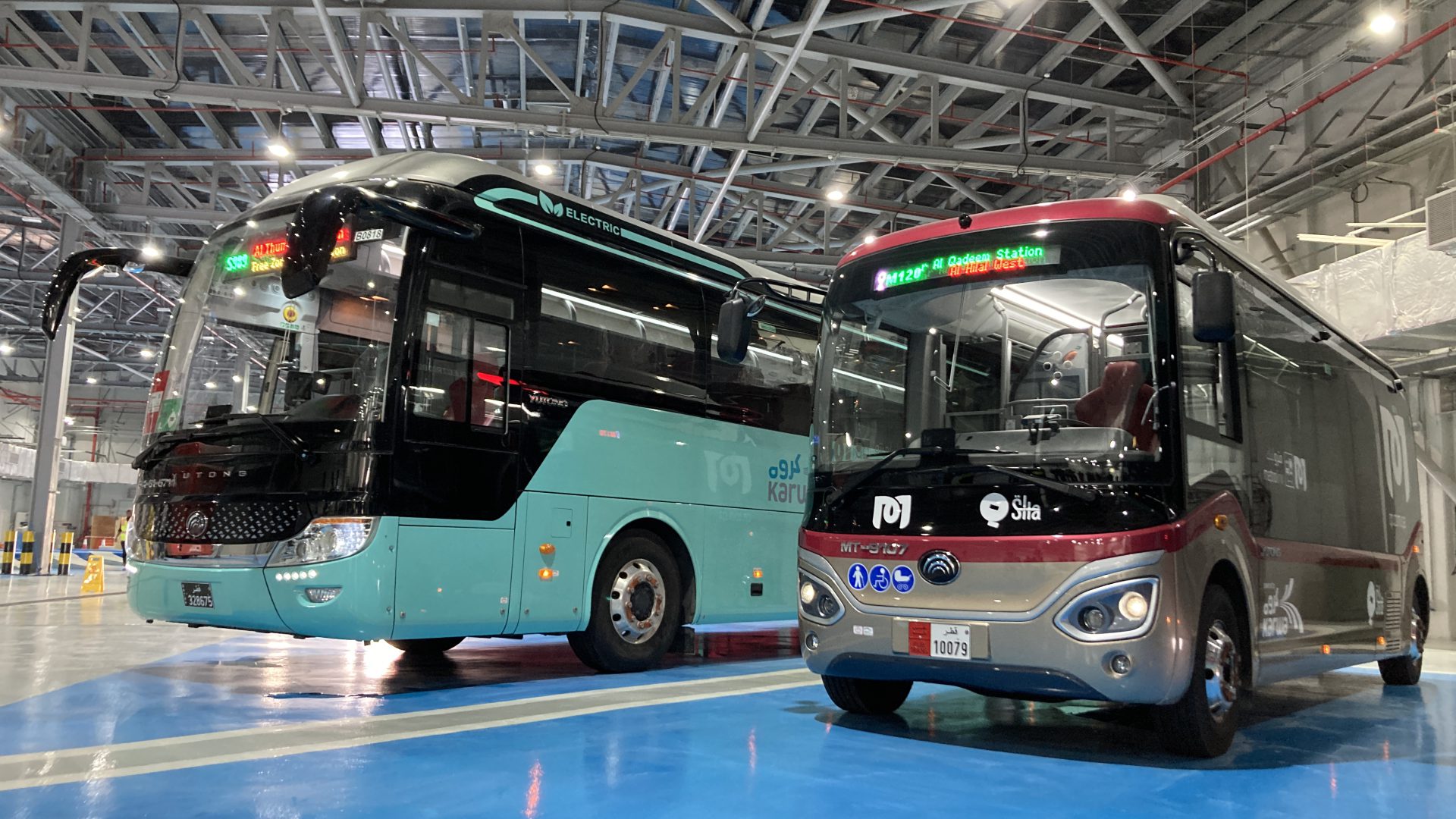 electric buses yutong doha