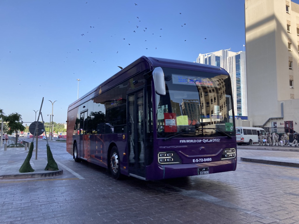 electric buses yutong doha