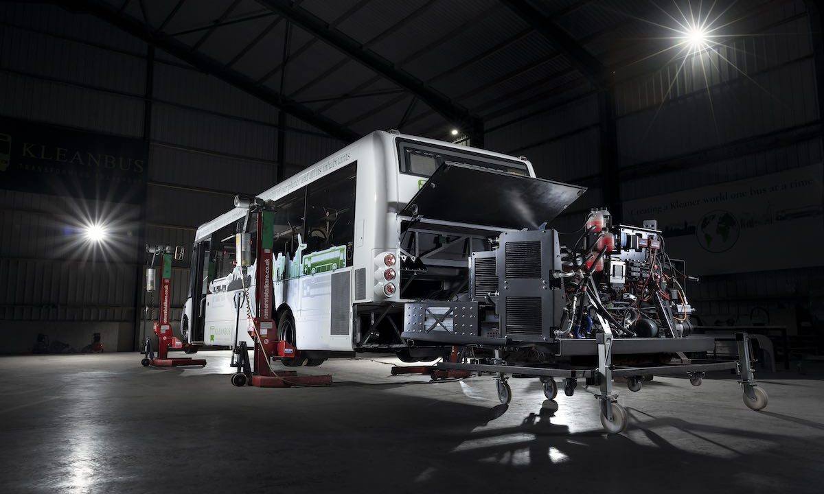 Retrofit, Kleanbus completes construction of first repowered bus