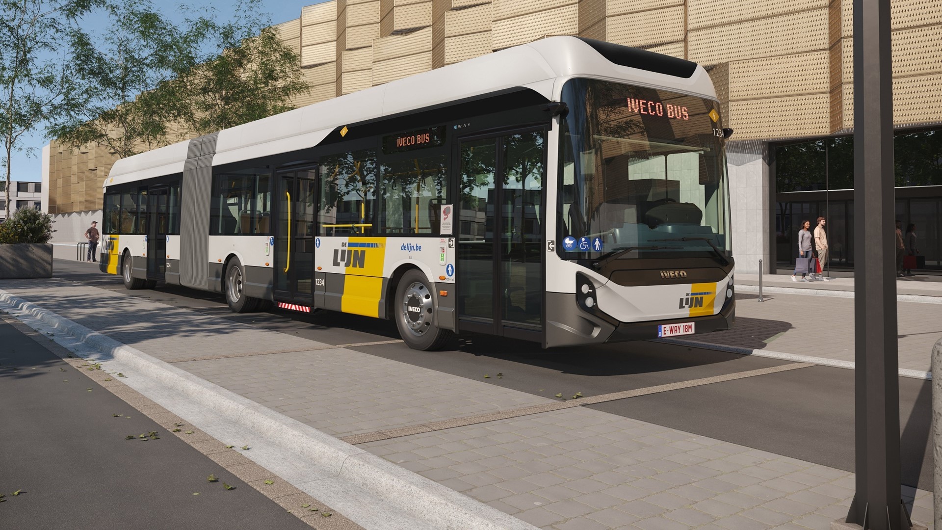 Iveco Bus levert 65 e-bussen in België voor De Lijn