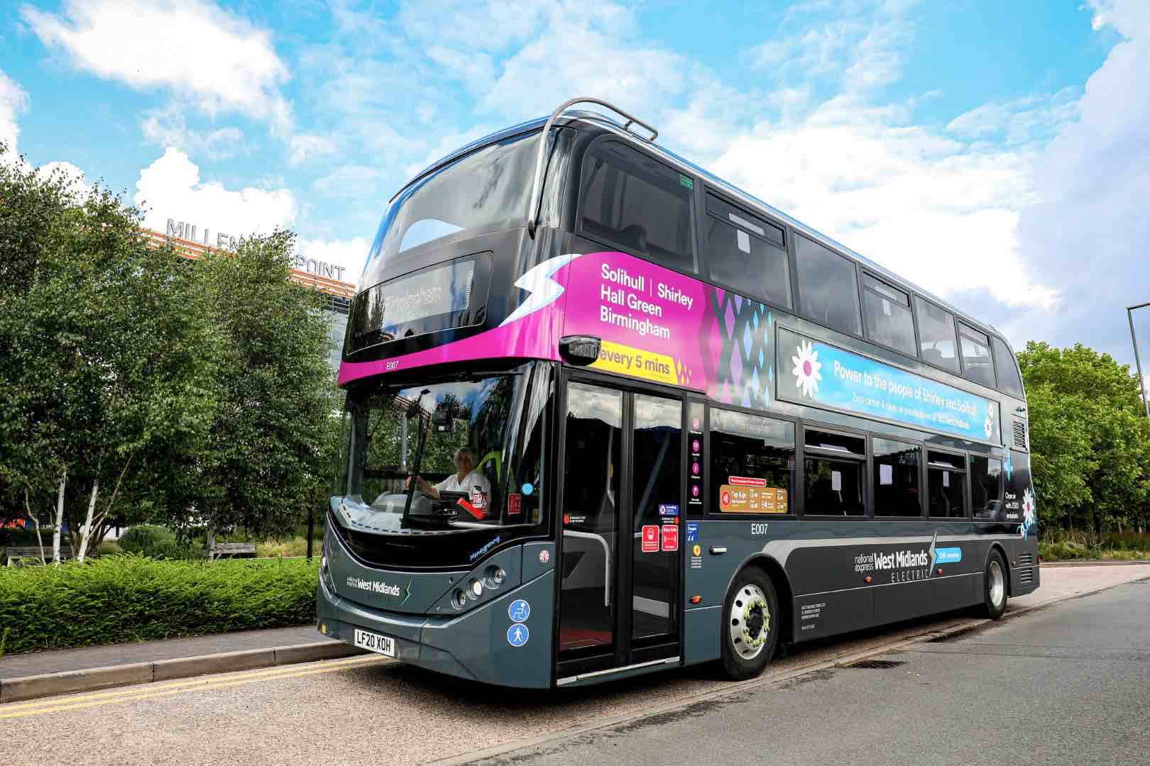 National Express to buy 300 zero emission buses for West Midlands region