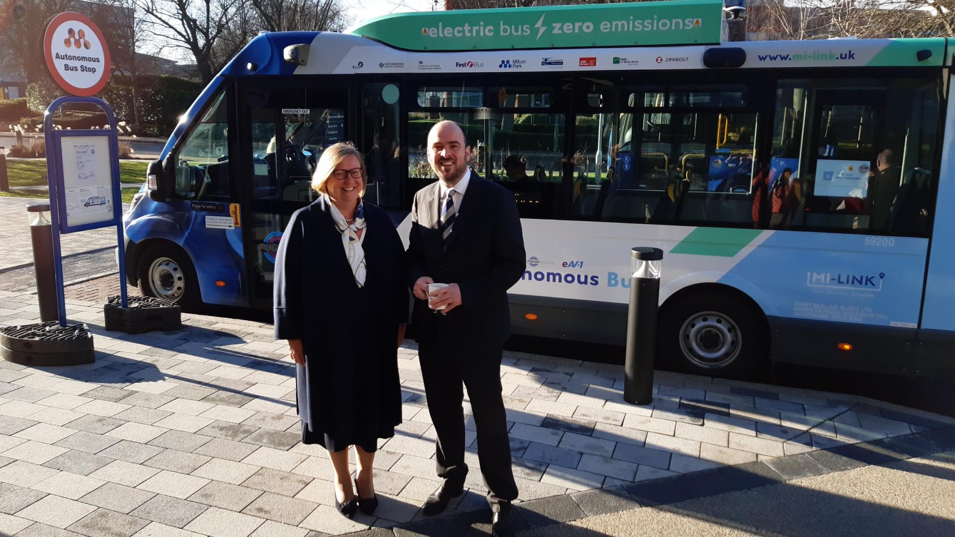 first bus autonomous bus milton