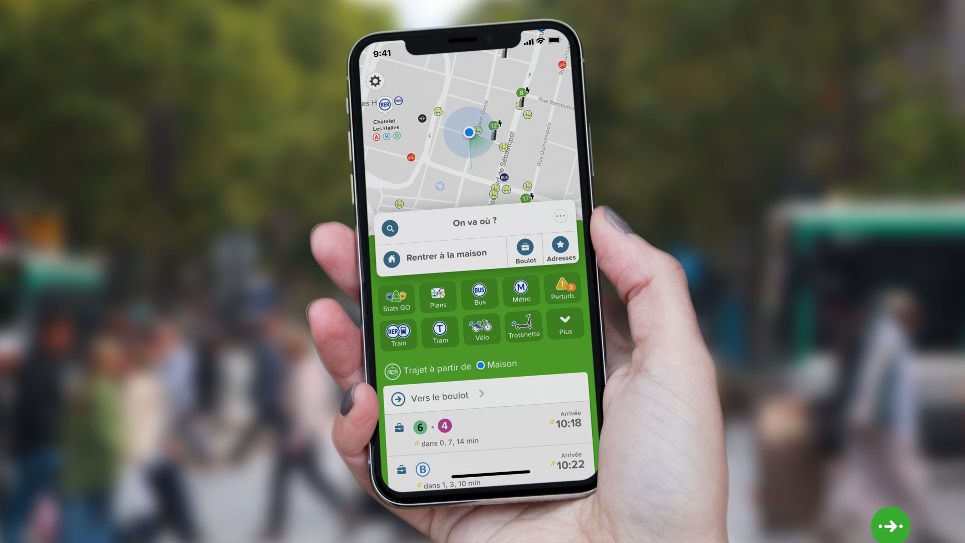 via citymapper
