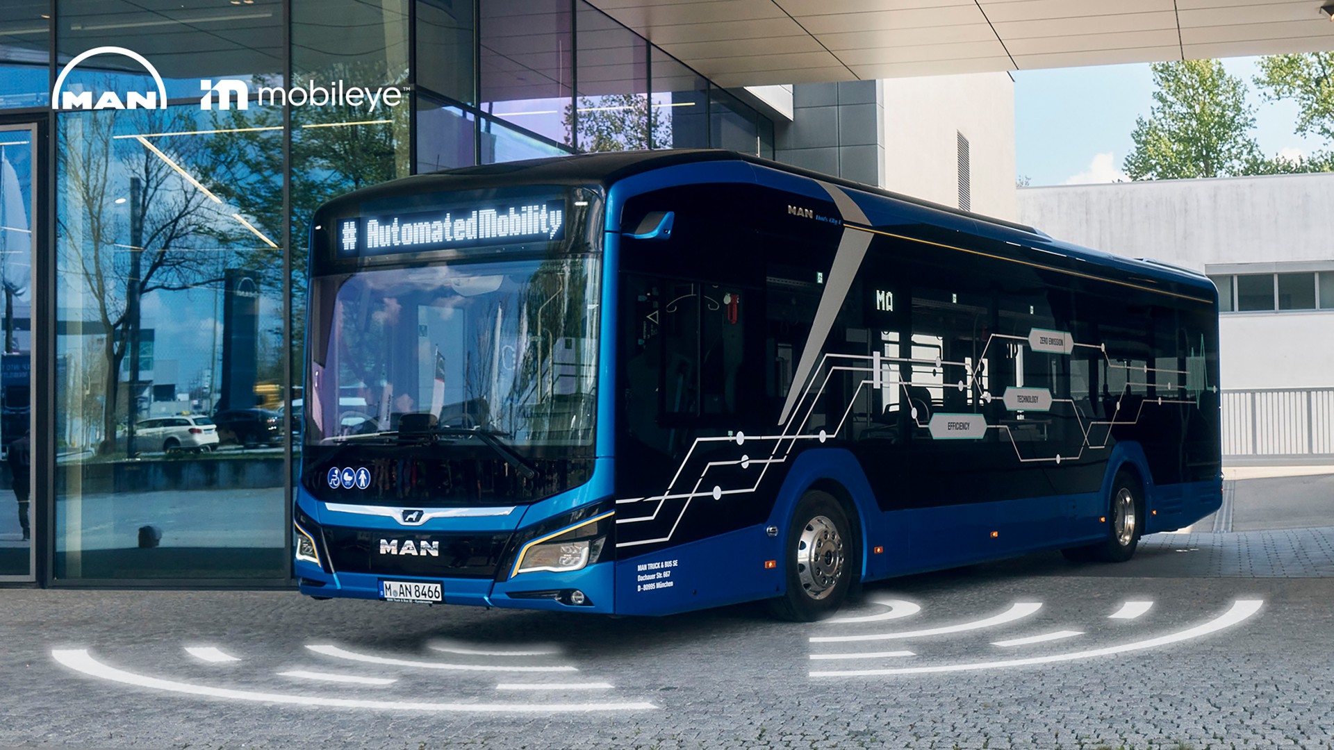 man autonomous bus mobileye