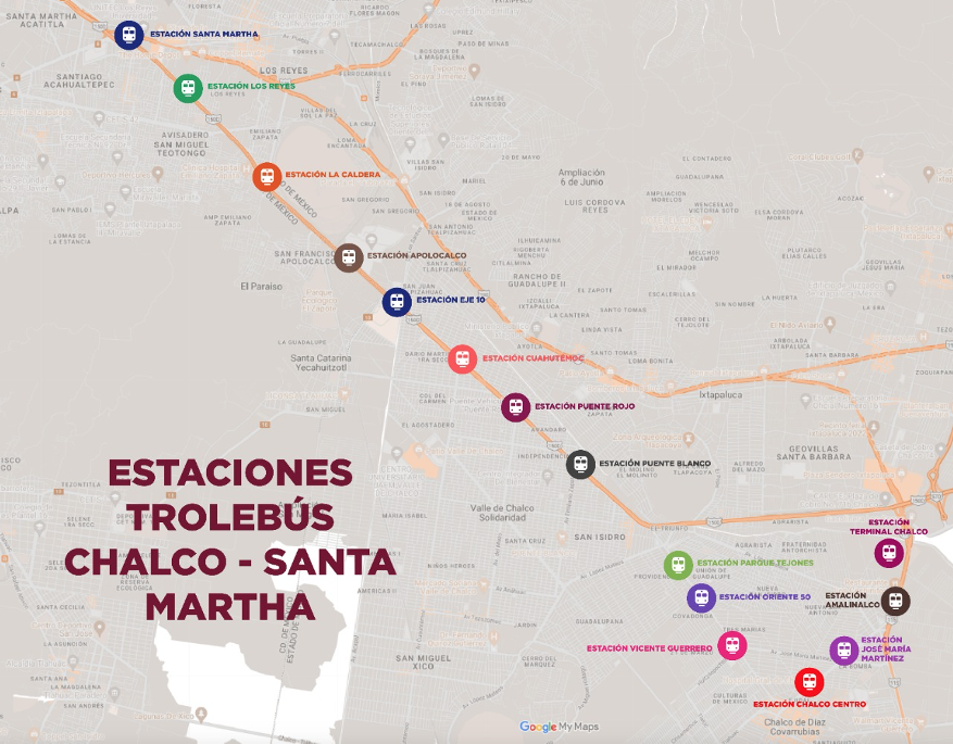 mexico city trolleybus network 