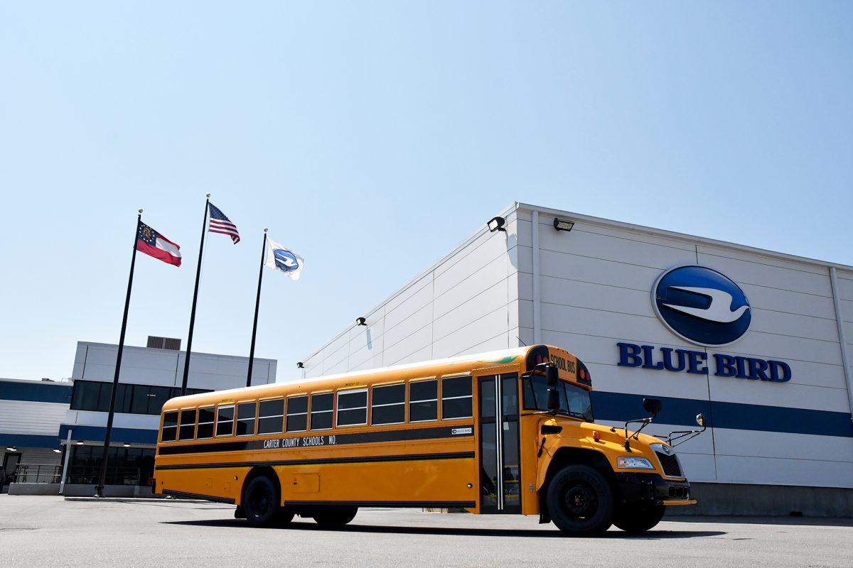 Blue Bird will unveil its nextgeneration Vision electric school bus at STN Expo West